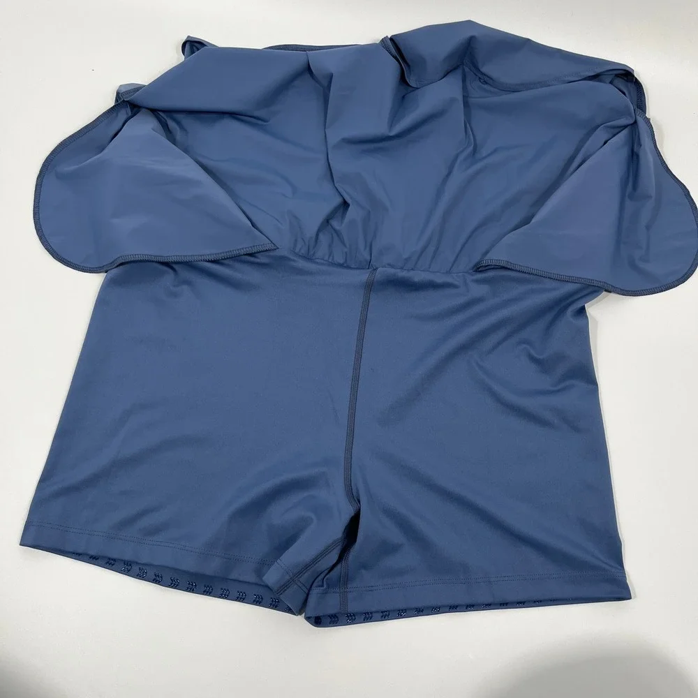 Womens Athletic Skort XXL Blue Stretch Tennis Gym Workout Running